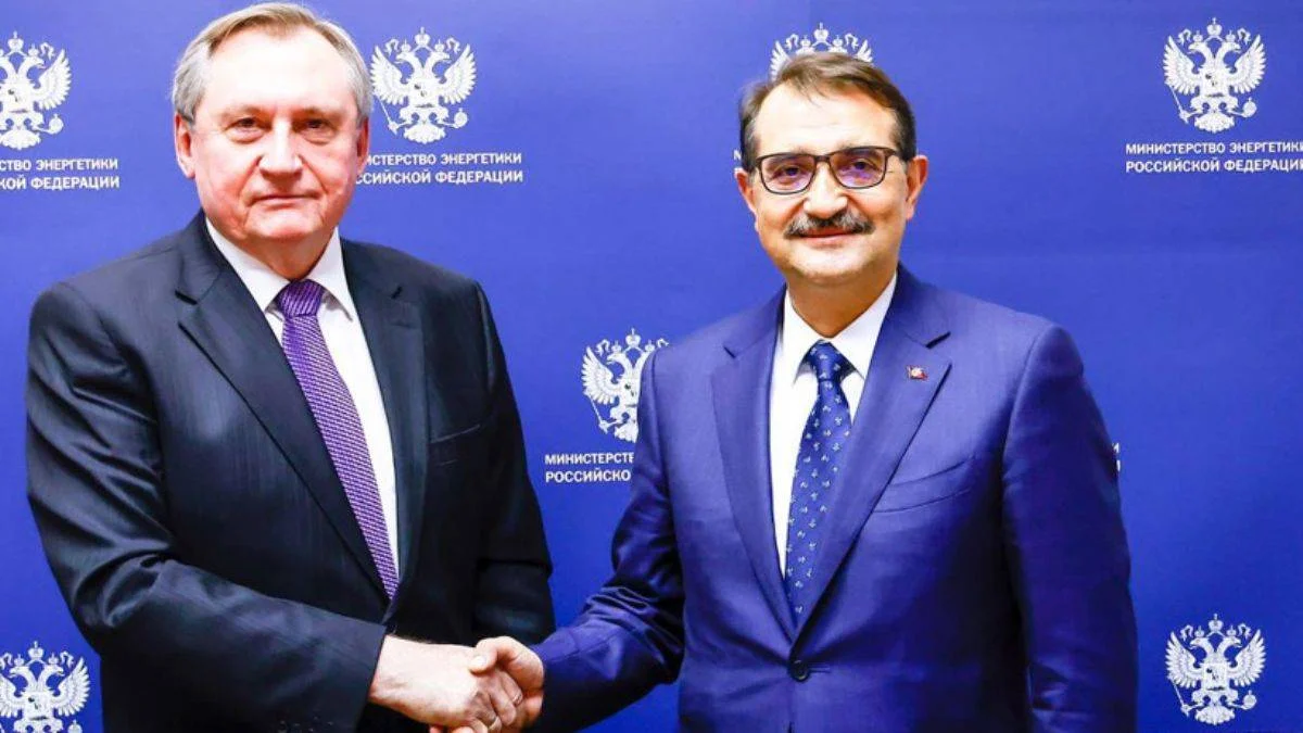 Bakan Dönmez ile Gazprom Başkanı Miller'den doğalgaz görüşmesi