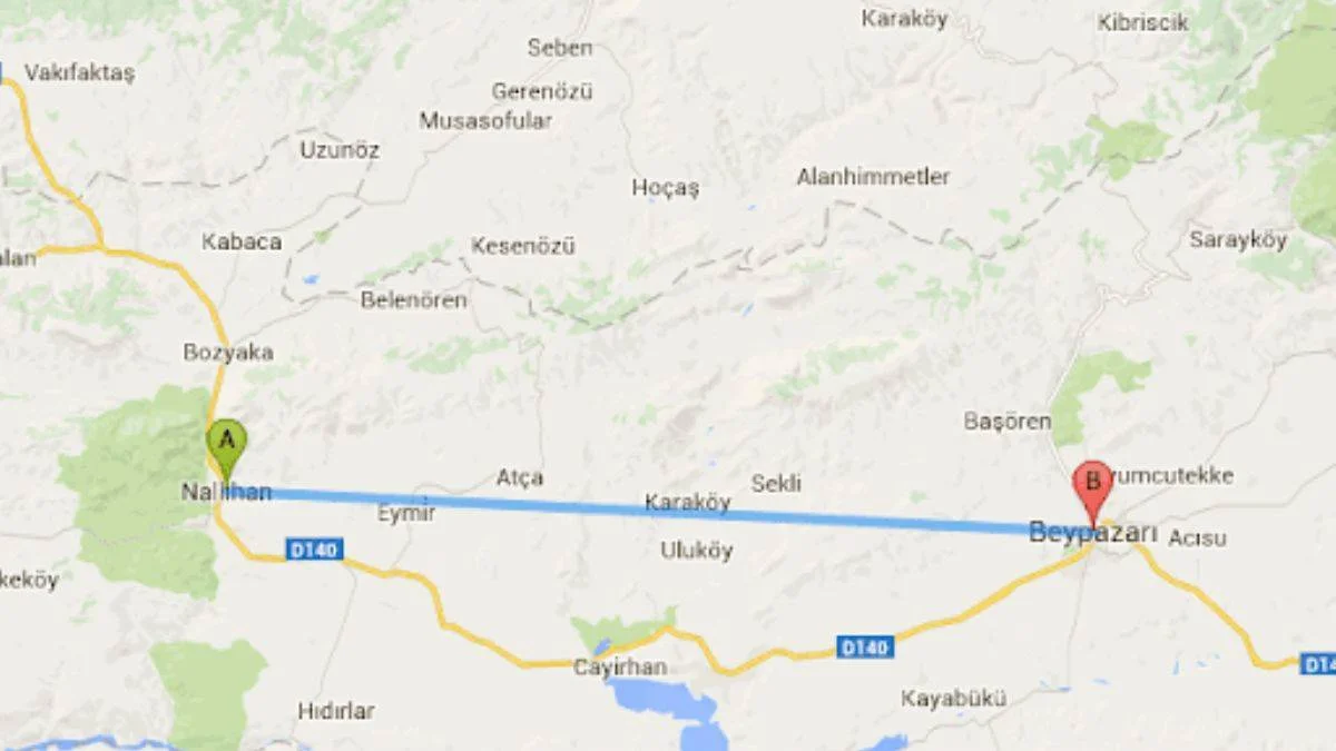 Beypazarı-Nallıhan arası 14 dakikaya inecek