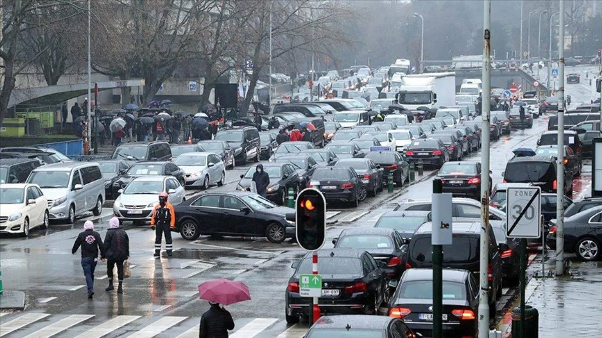 Brüksel'de Uber krizi