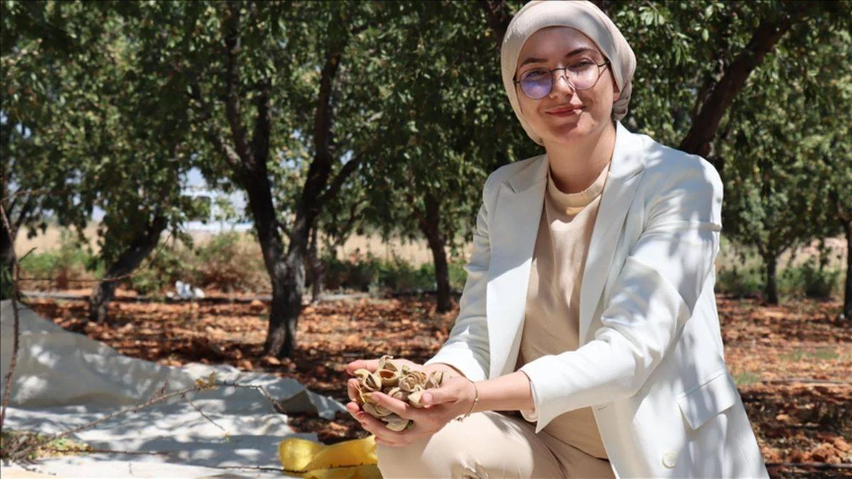 Ceketini alıp köyüne dönen veteriner hekim şimdi badem üretiyor