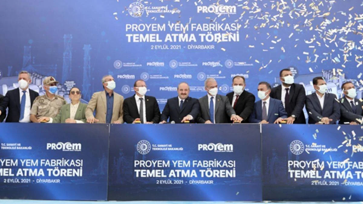 Diyarbakır'da Türkiye'nin en büyük entegre yem fabrikasının temeli atıldı