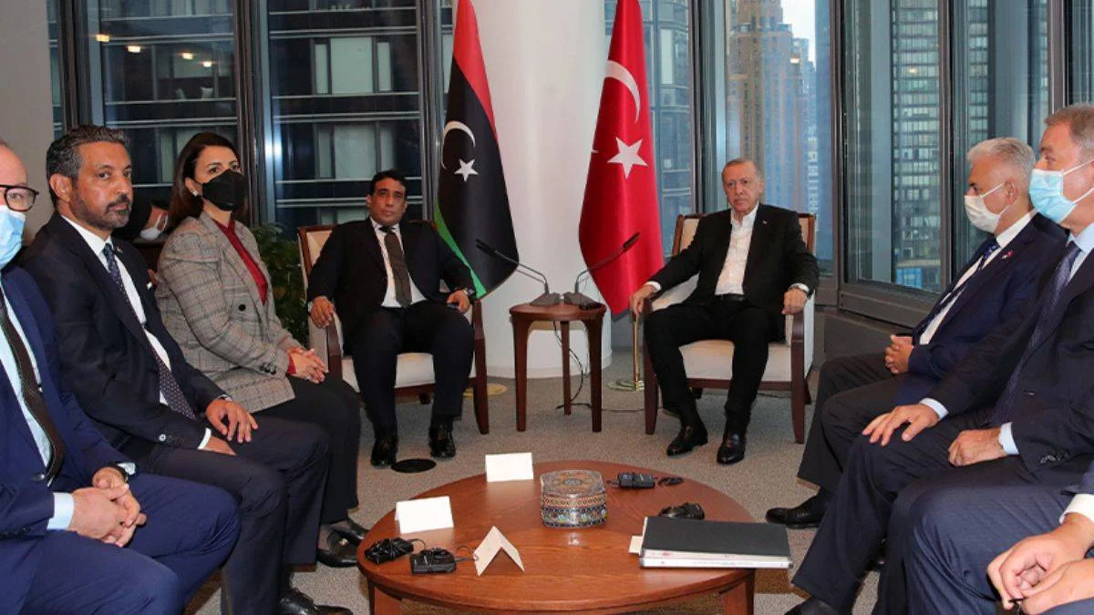 Erdoğan, New York'ta Menfi ile görüştü