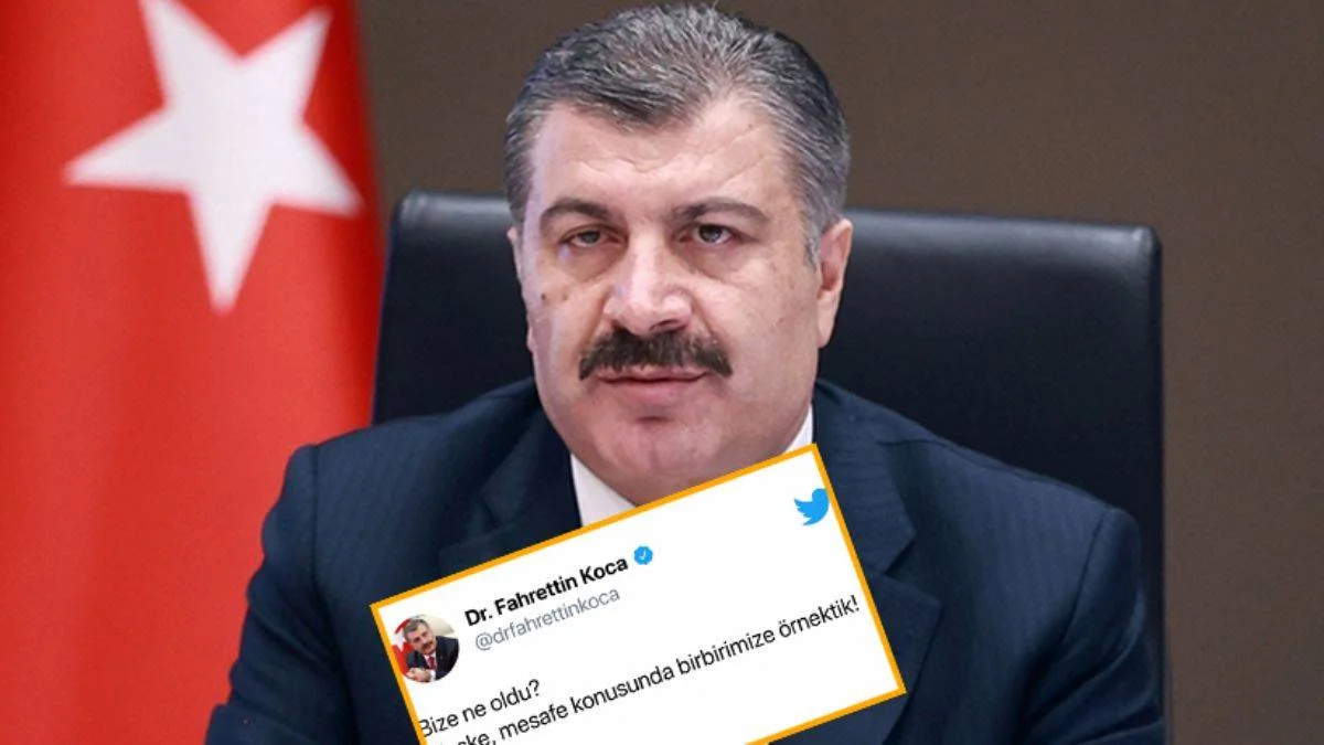 Fahrettin Koca'nın 'Efkâr' dolu paylaşımına gelen tepkiler