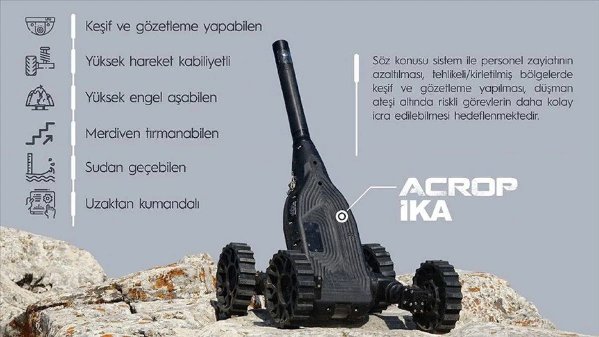 İnsansız Kara Araçları Kara Kuvvetleri'nde kullanılmaya başlandı