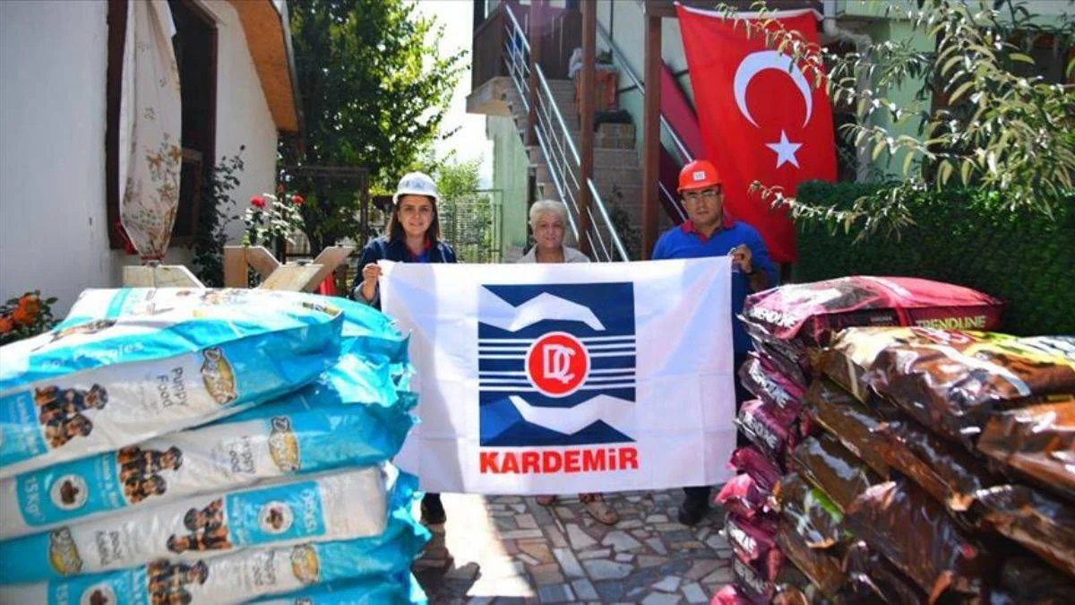 KARDEMİR'den sokak hayvanlarına mama desteği