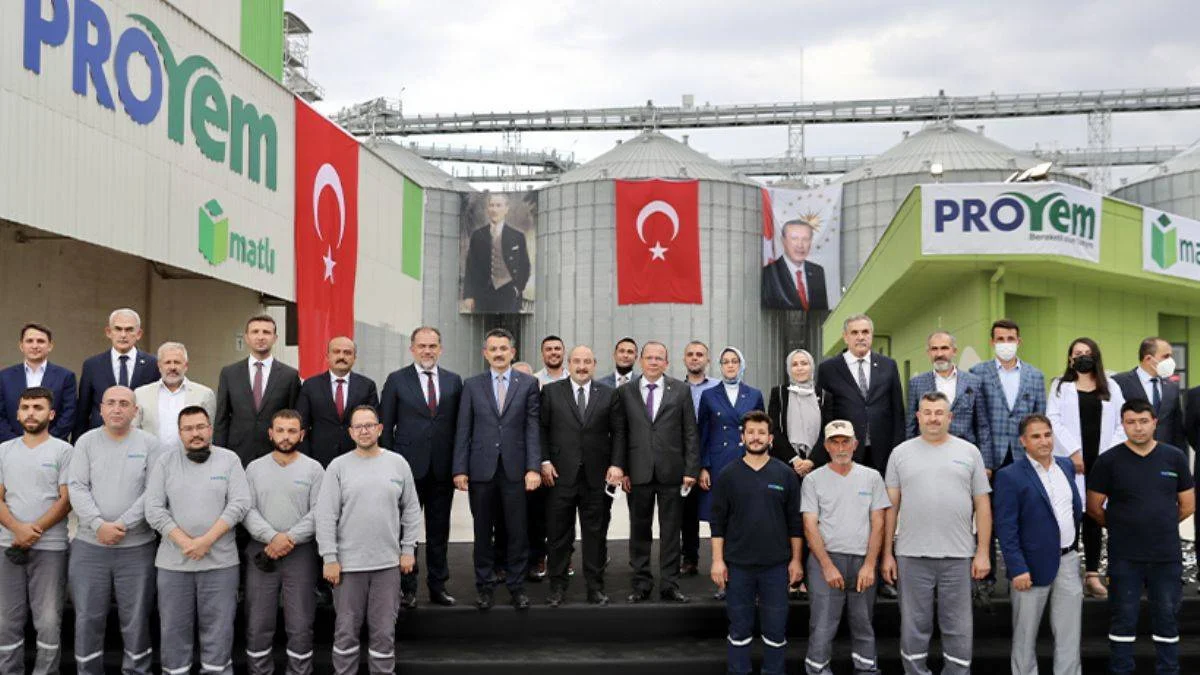 Proyem Polatlı Yem Fabrikası törenle açıldı