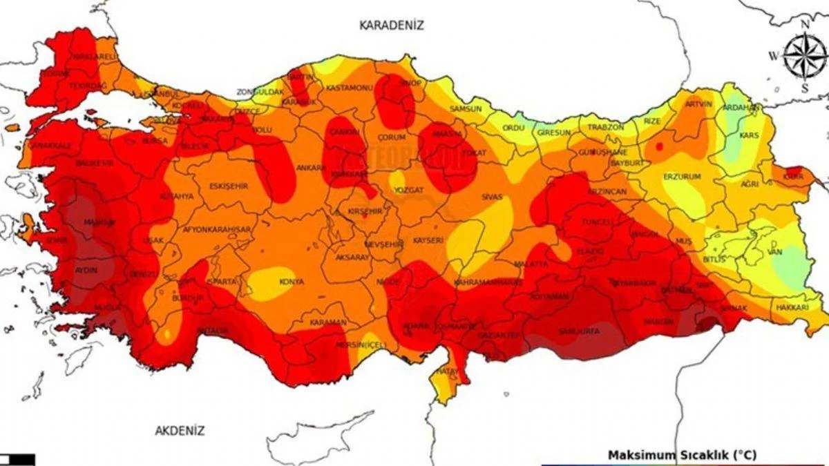 Son 50 yılın en sıcak 6'ncı ağustosu yaşandı