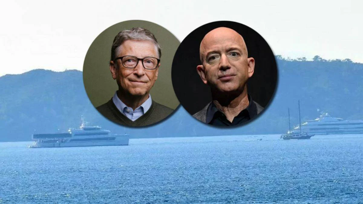 Bill Gates, Jeff Bezos ile birlikte Fethiye'de koy kapattı