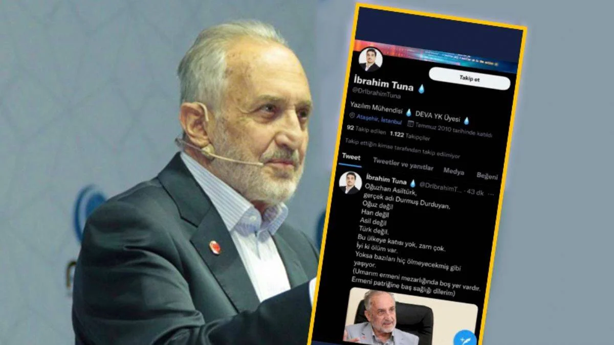 DEVA Partili Tuna'nın Oğuzhan Asiltürk paylaşımı tepki çekti
