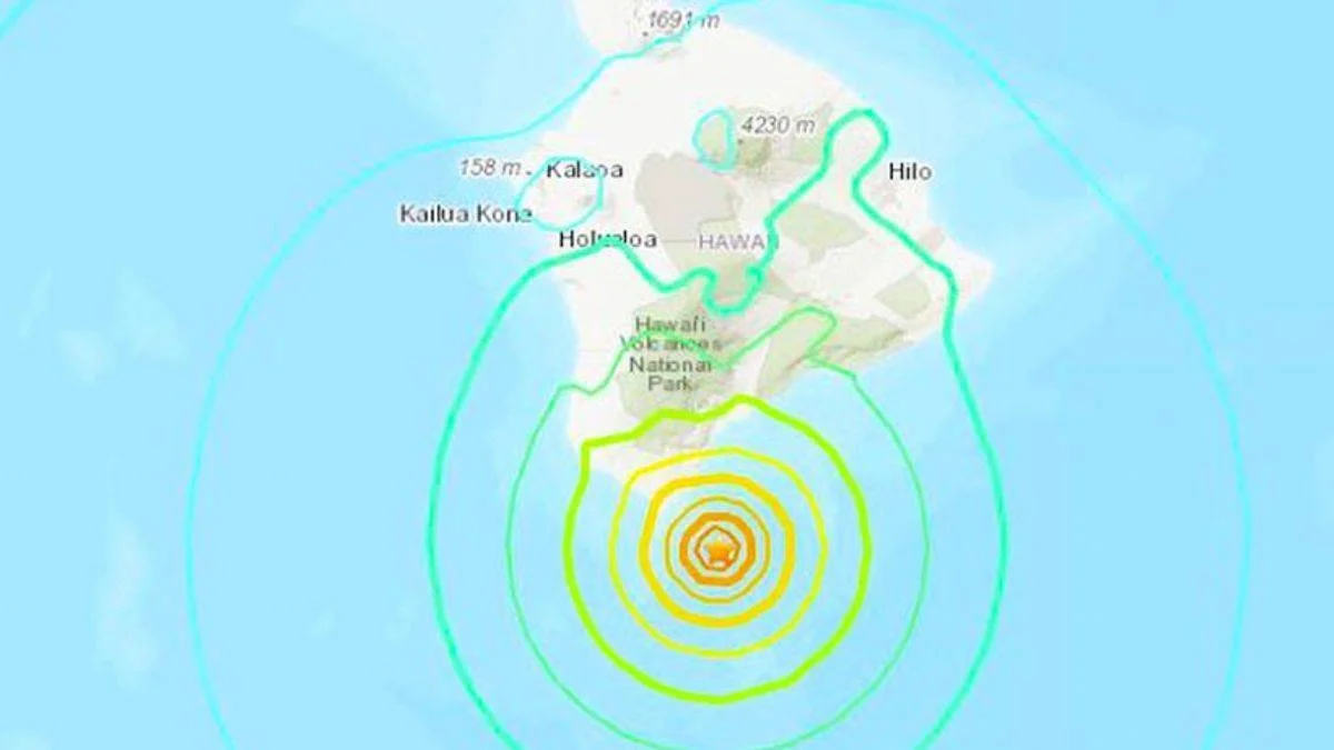 Hawaii'de 6,2 büyüklüğünde deprem