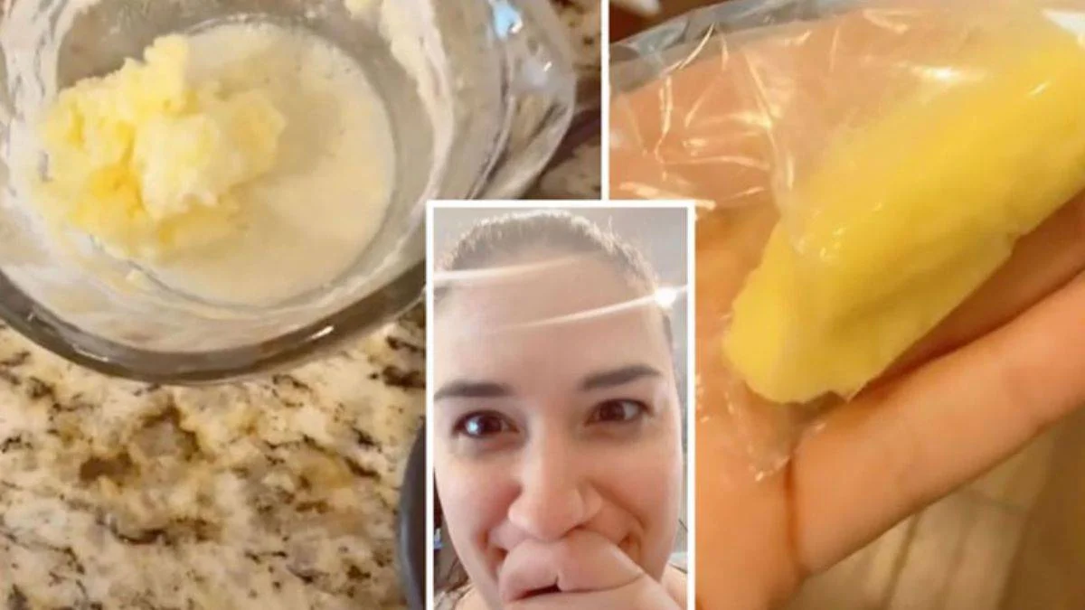 Kendi sütünden yaptığı tereyağını kocasına yedirdi, sonra da TikTok'ta yayınladı