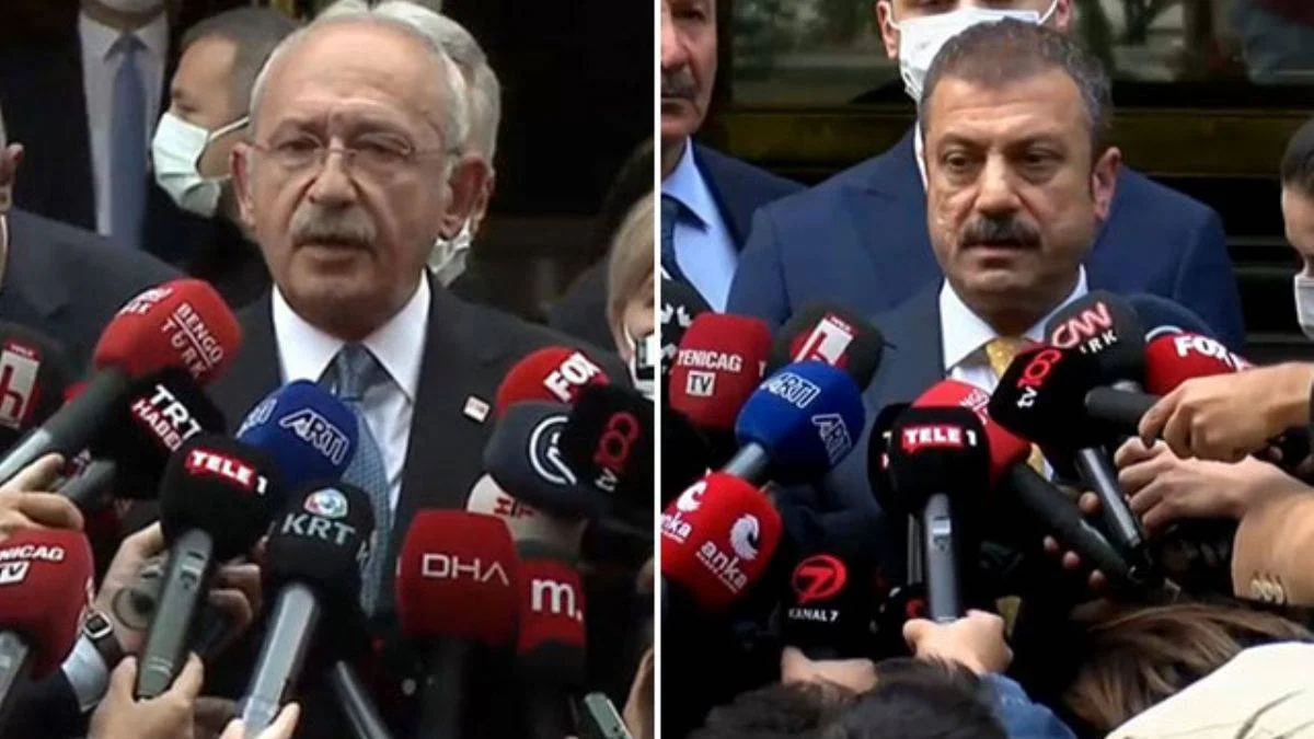 Kılıçdaroğlu ve Kavcıoğlu'ndan görüşme sonrası açıklama