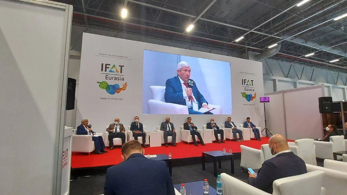 Melikgazi geri dönüşüm çalışmaları IFAT EURASİA panelinde örnek alındı