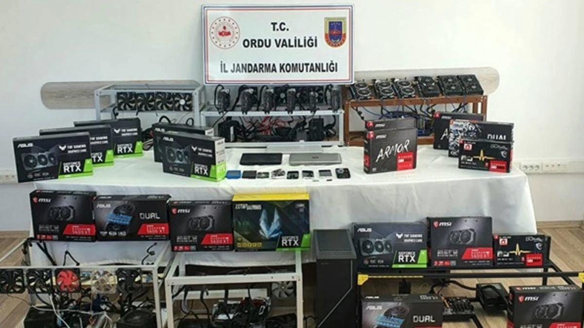 Ordu'da kripto para operasyonu