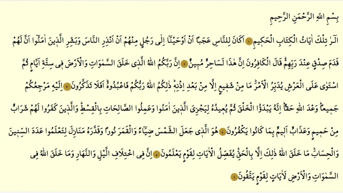 Yunus suresi nedir (Diyanet)? Yunus suresinin Türkçe okunuşu