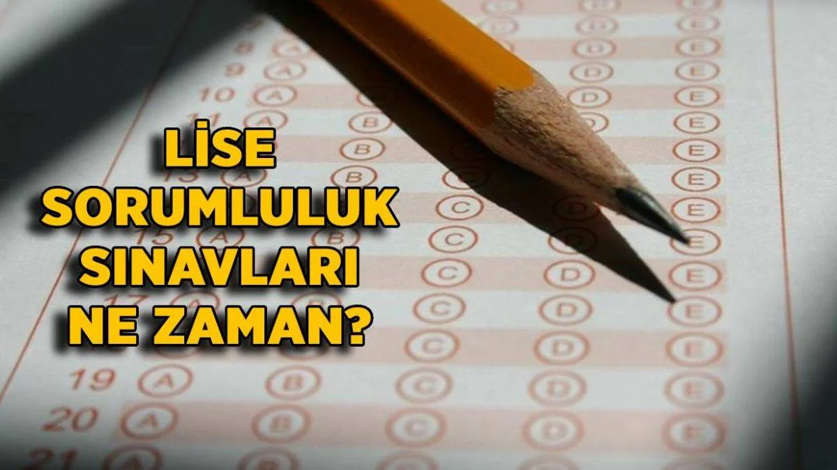 2021-2022 Kasım ayı lise 10, 11, 12. sınıf sorumluluk sınavları ne zaman? Lise ek sorumluluk (telafi) sınavları başladı mı?