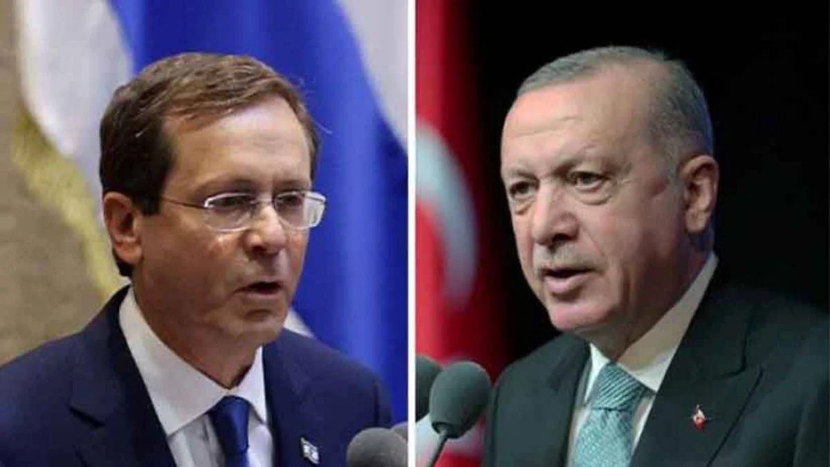 Cumhurbaşkanı Erdoğan, İsrail Cumhurbaşkanı Herzog ile görüştü