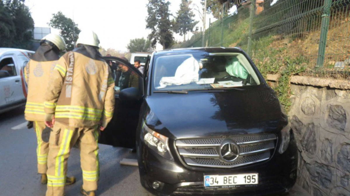 Direksiyon başında kalp krizi geçiren sürücü kaza yaptı