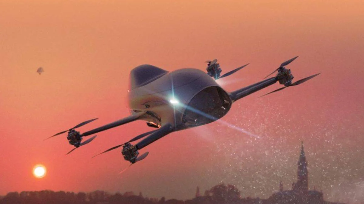 Dünyanın ilk uçan yarış arabası Airspeeder Mk3, drag yarışı yaptı