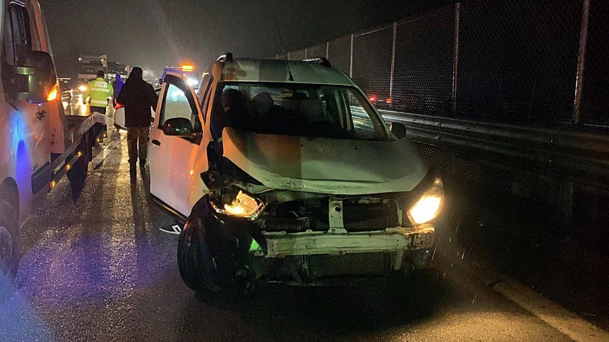 Düzce'de zincirleme kaza: 5 yaralı