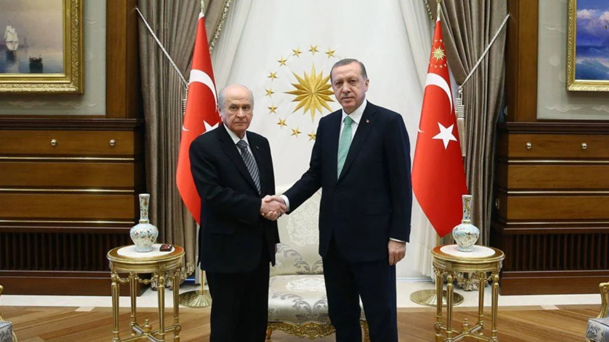 Erdoğan ile Bahçeli görüşmesi sona erdi