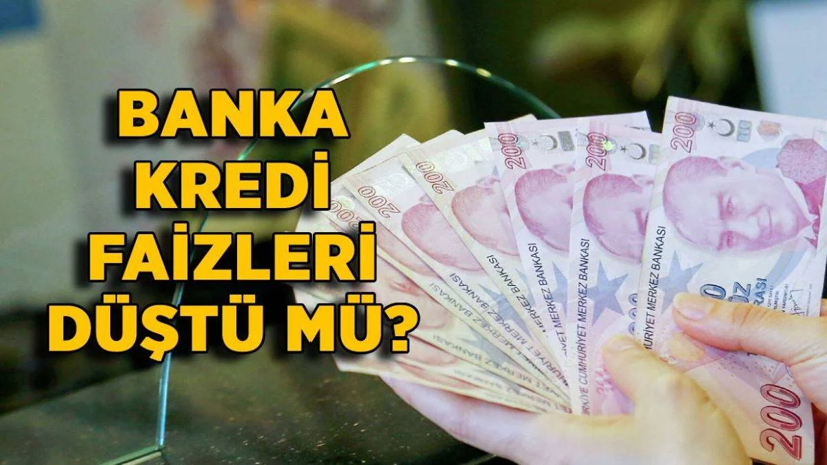 Konut (ev) kredisi faizi düştü mü? İhtiyaç kredisi, taşıt (araç) kredisi faizi düştü mü? 18 Kasım banka kredi faiz oranları...