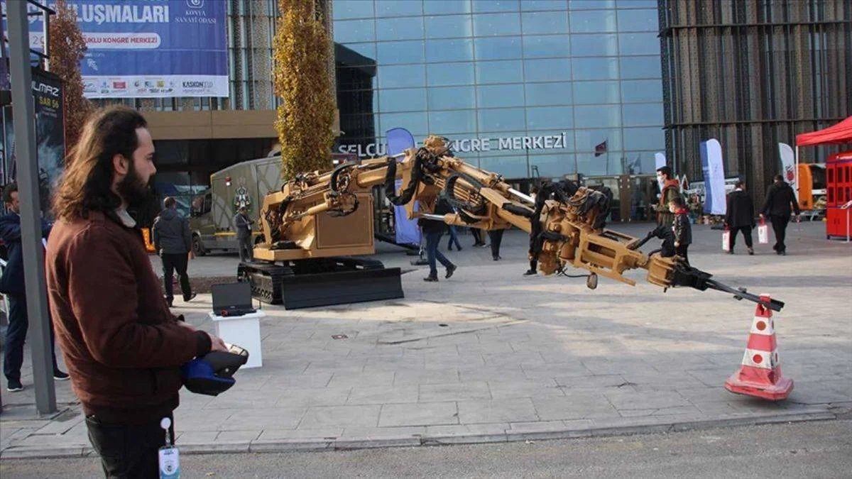 Konya'da üretildi; bomba imhada el kadar hassas