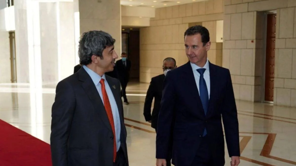 BAE Dışişleri Bakanı Şam'da