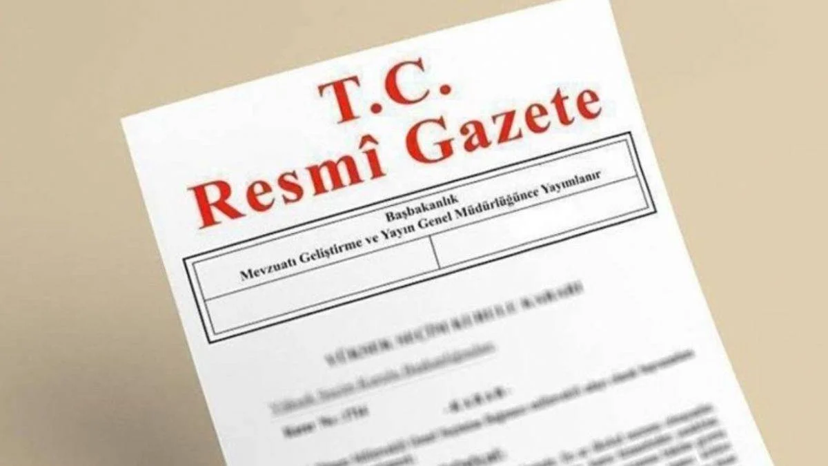 Cumhurbaşkanı kararları Resmi Gazete'de