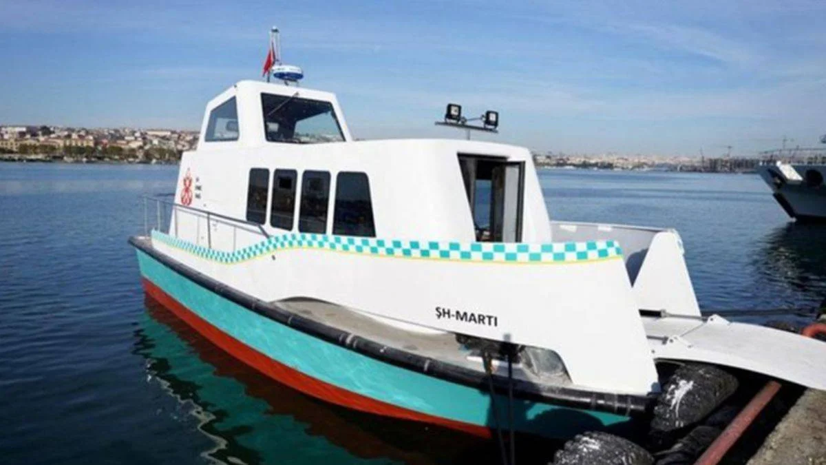 Deniz taksiler hizmete başladı