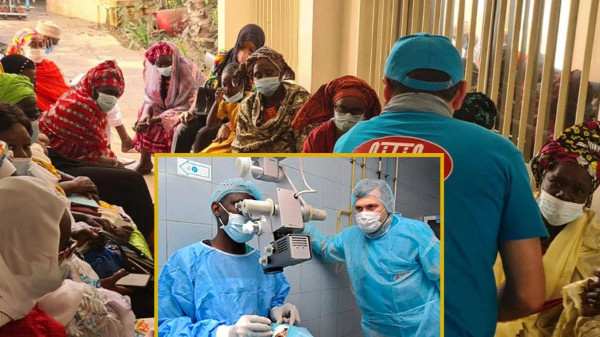 DİTİB, Senegal'de 400 katarakt hastasına 'ışık' oldu