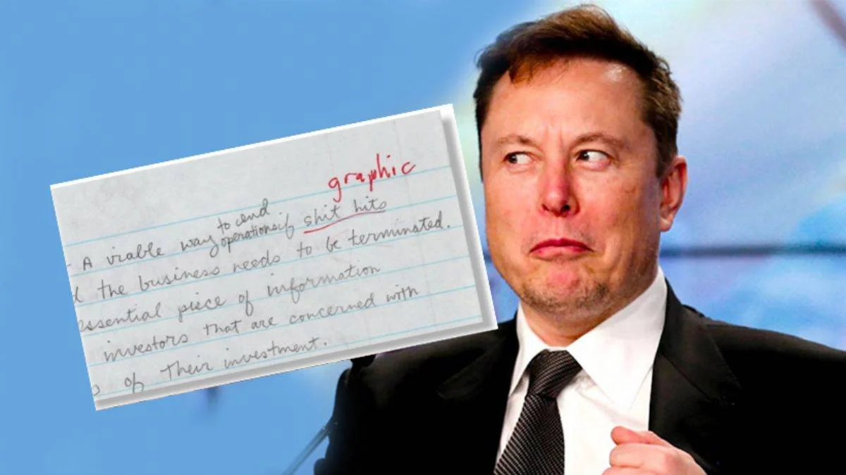 Elon Musk'ın öğrencilik zamanında not verdiği kağıt, açık artırmada satıldı