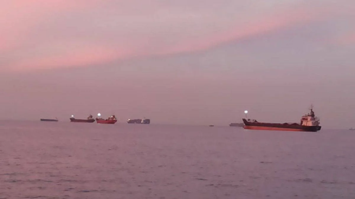 İskenderun'da dinamit yüklü bir konteyner denize düştü
