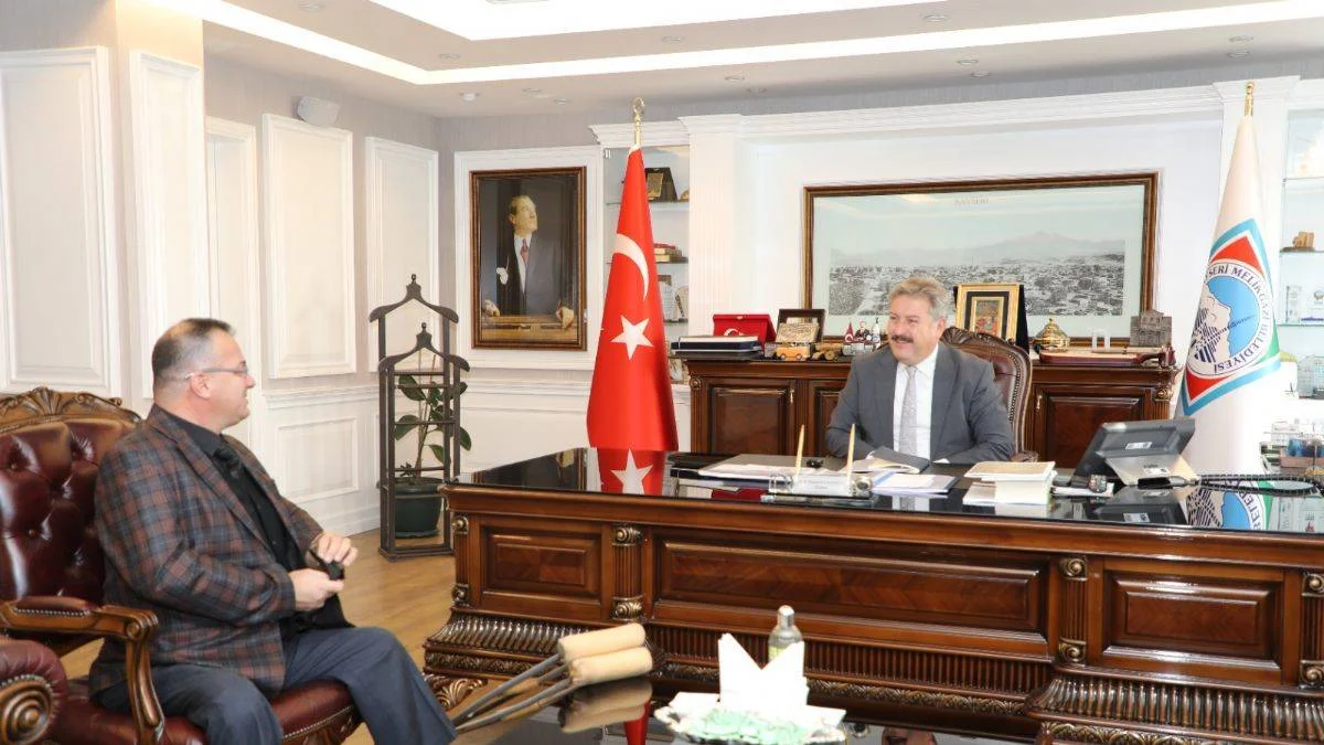 Melikgazi Belediyesi Engelliler Spor Kulübü'nden Başkan Palancıoğlu'na ziyaret