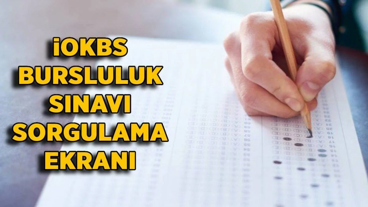 2021 İOKBS bursluluk sınavı sonuçları sorgulama ekranı | İOKBS bursluluk sınav sonuçları açıklandı mı?