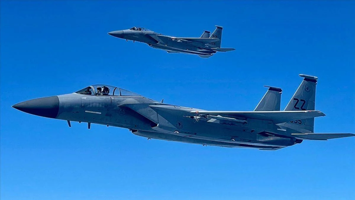 ABD'ye ait F-15 savaş uçakları Estonya'da!