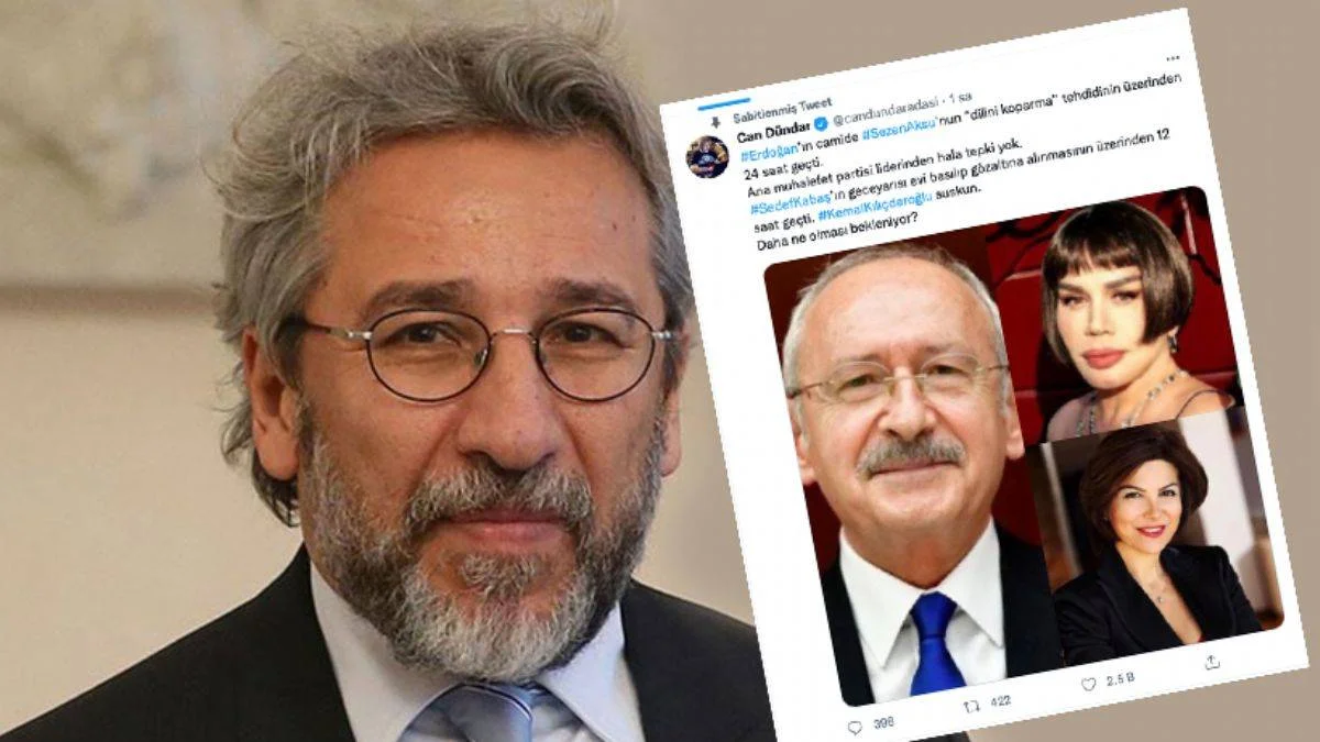 Can Dündar'dan Kılıçdaroğlu'na 'Sedef Kabaş' eleştirisi