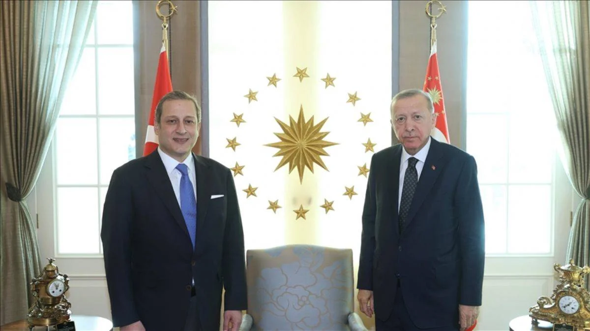 Erdoğan, Galatasaray Başkanı Elmas'ı kabul etti