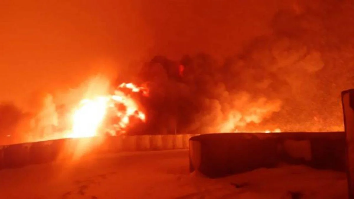 Kahramanmaraş'ta petrol boru hattında patlama