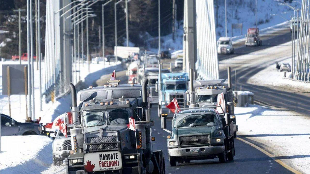 Kanada'da aşı protestosu! Kamyoncular başkentte, Başbakan kaçtı