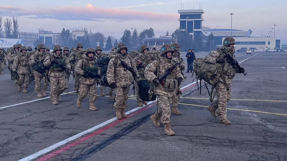 KGAÖ güçlerinin tamamı Kazakistan'dan çekildi