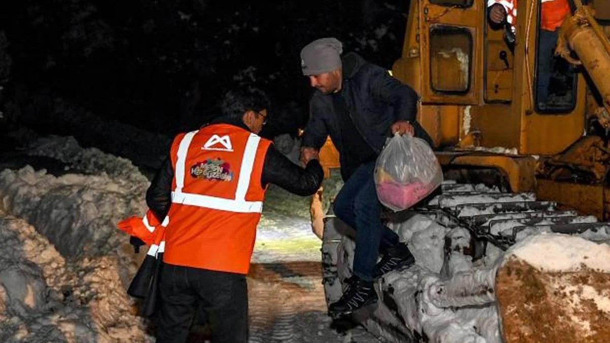 Maden ocağında 4 gün mahsur kalan bekçi kurtarıldı