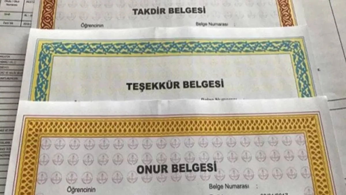 Matematik dersi 2 olan Takdir Belgesi alabilir mi? Matematik ve Türkçe dersi 2 olunca Teşekkür Belgesi verilir mi?