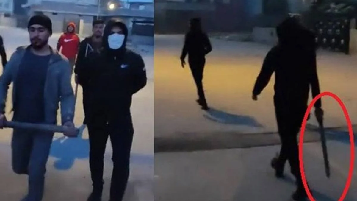 Sokakta döner bıçaklarıyla gezen Suriyeliler sınır dışı edildi