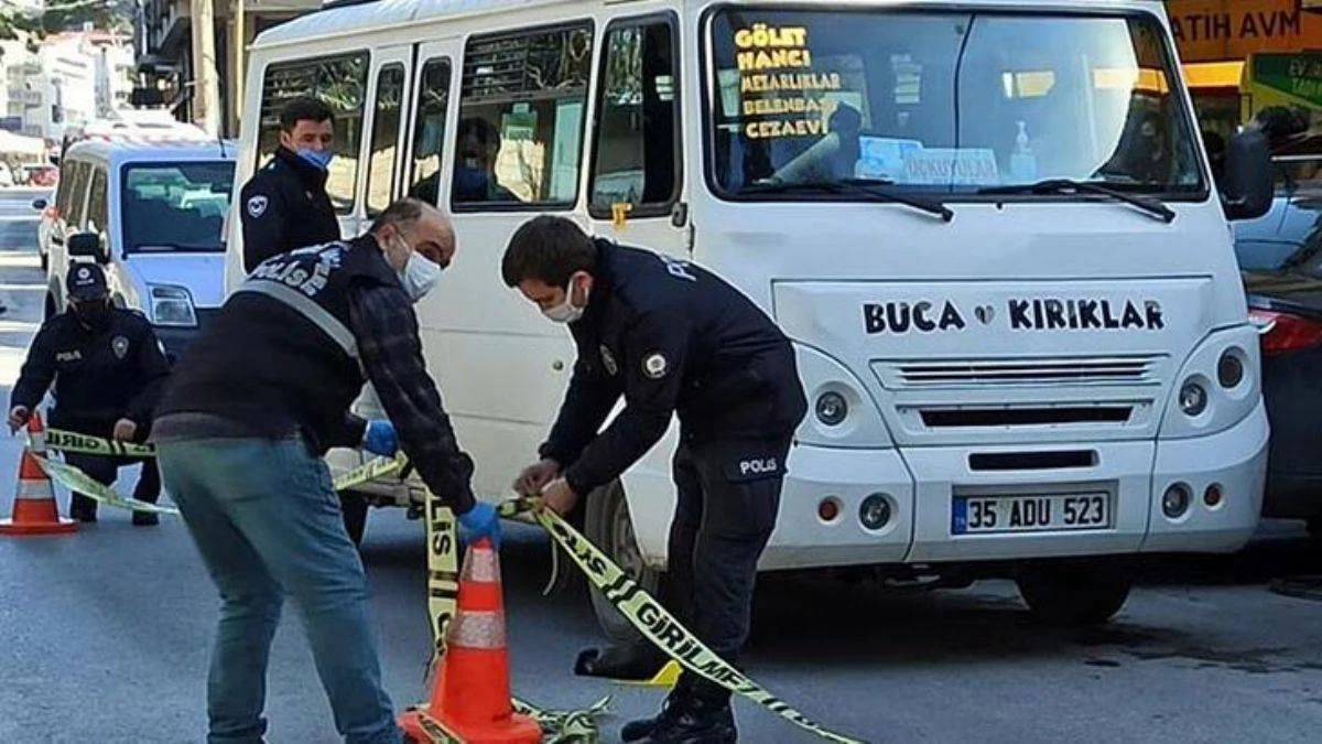 Yolcu minibüsünde cinayet