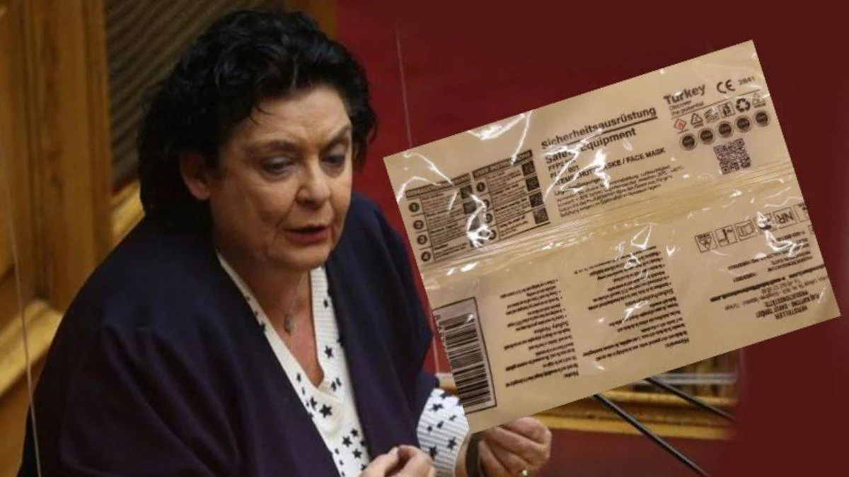 Yunan Parlamentosu'nda 'Türk maskesi' tartışması