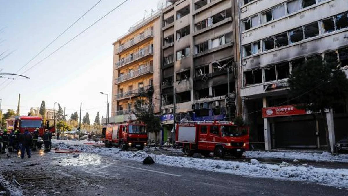 Yunanistan'da şiddetli patlama!