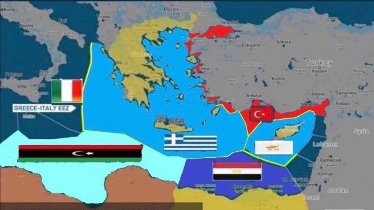 'Yunanistan'ın Doğu Akdeniz haritası çöpe gidiyor'
