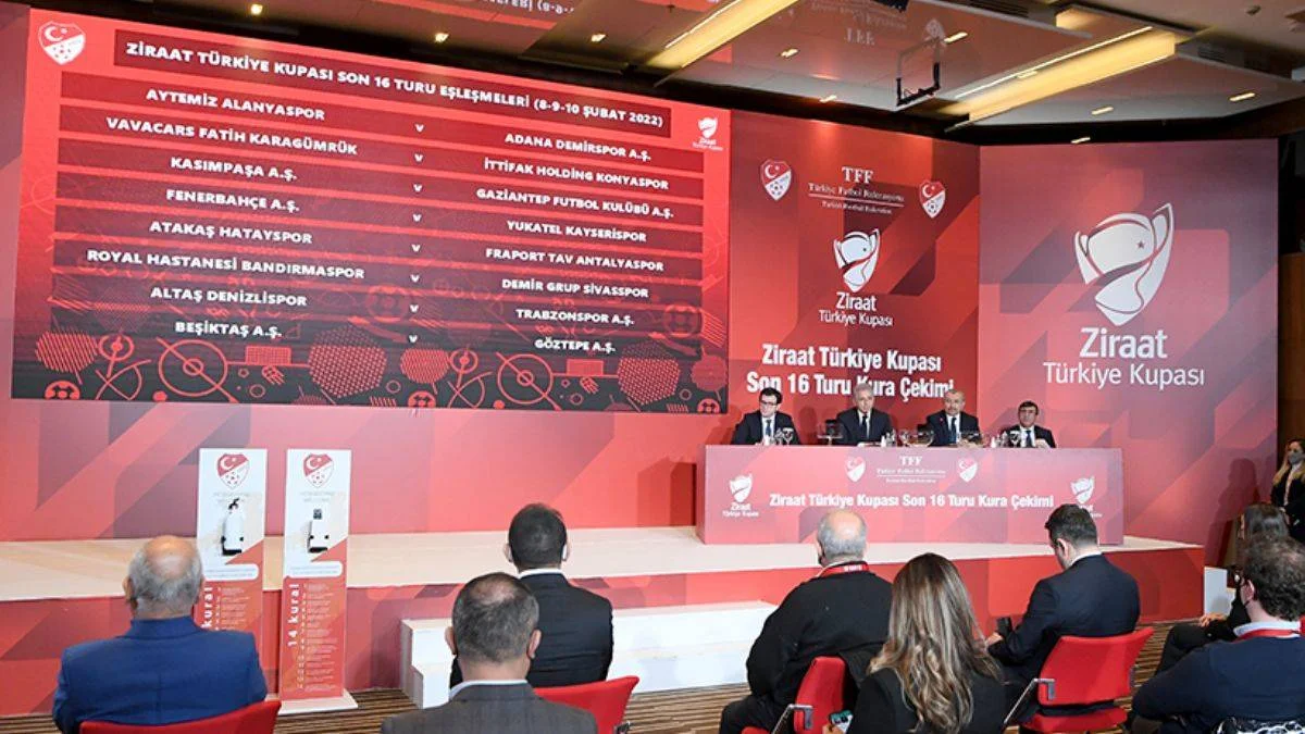 Ziraat Türkiye Kupası'nda eşleşmeler belli oldu