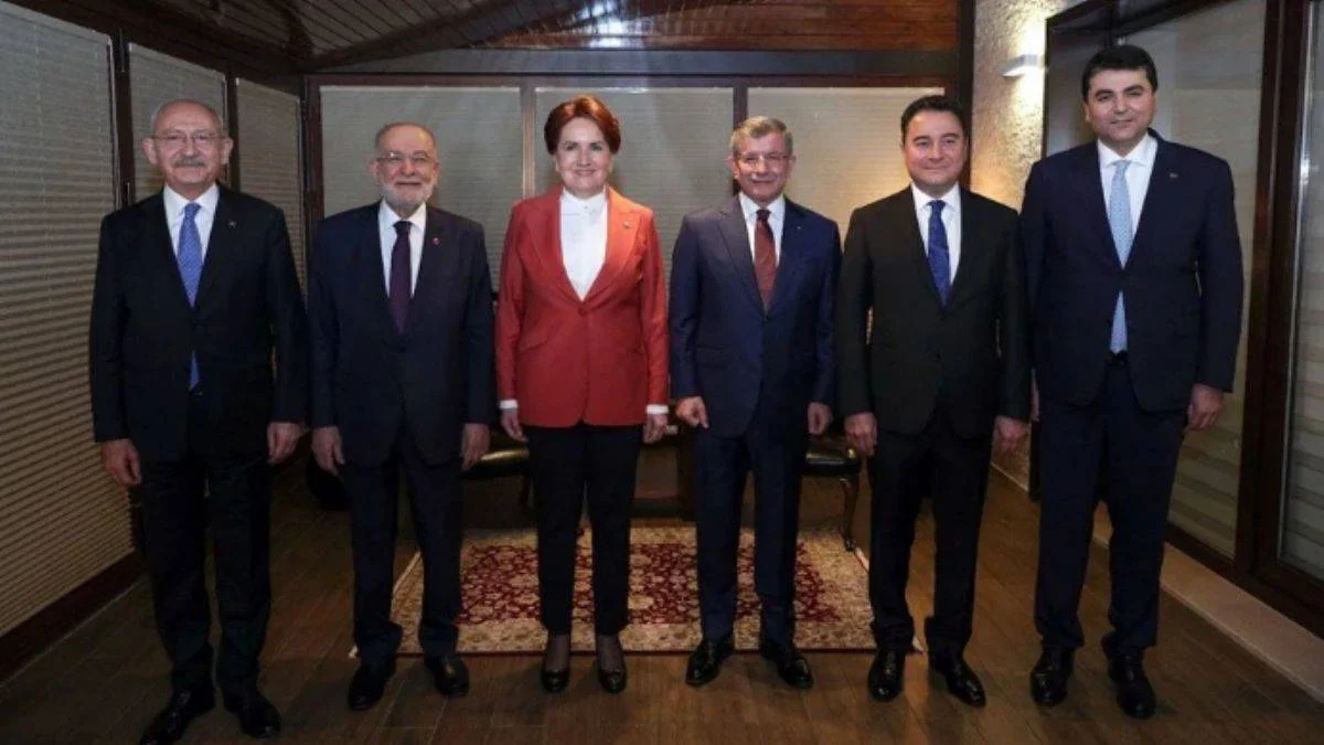 6 partinin genel başkanı bir araya geldi